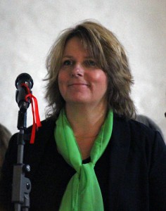 Karin Toresand sjöng solo. (Foto: Kent Käfling)